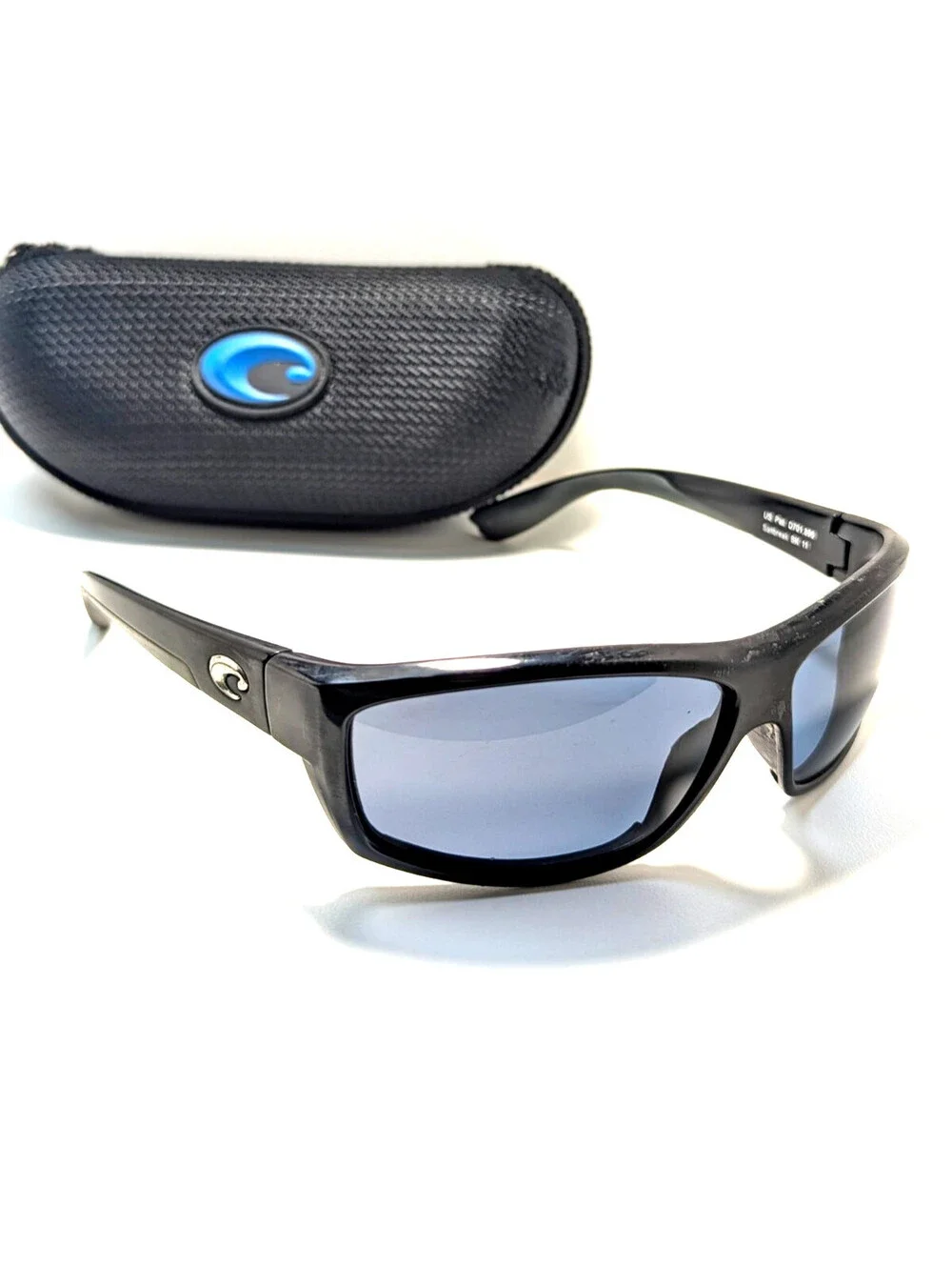 Costa del Mar Saltbreak BK11 Dark Gray UV Black Wraparound Men's Sunglasses